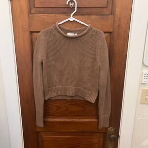 La Ligne Solid Mini Marina Sweater Tan sz XS NWT's $195 Women's Knit